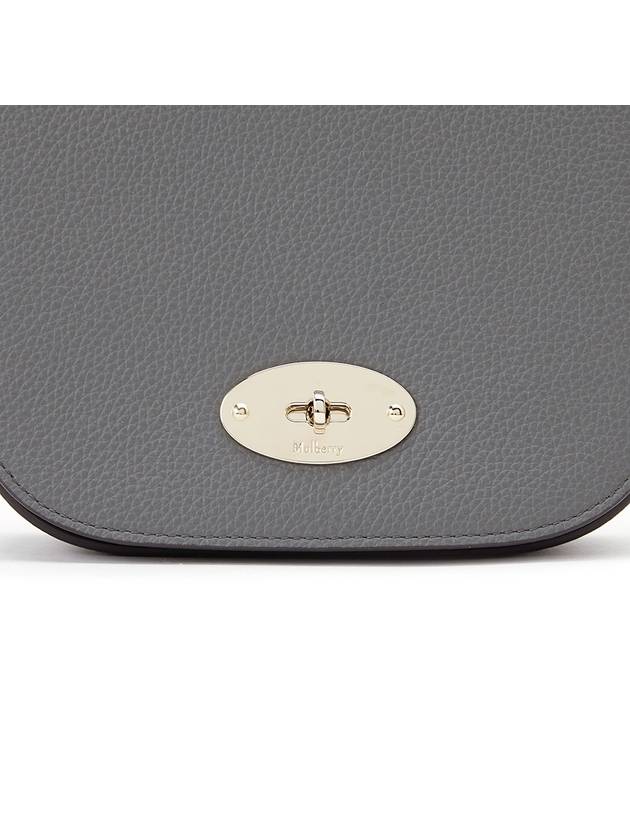 Darley Satchel Classic Grain Small Cross Bag Grey - MULBERRY - BALAAN 9