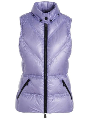 Moye Moye padded vest lilac - MONCLER - BALAAN.