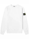 Wappen Patch Crew Neck Sweatshirt White - STONE ISLAND - BALAAN 2