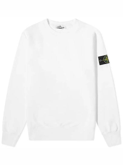 Wappen Patch Crew Neck Sweatshirt White - STONE ISLAND - BALAAN 2