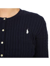 Mini Cable Cotton Cardigan Navy - POLO RALPH LAUREN - BALAAN 11