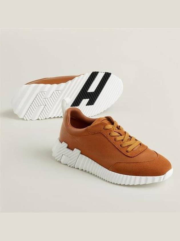 Bouncing Low Top Sneakers Brown - HERMES - BALAAN 4