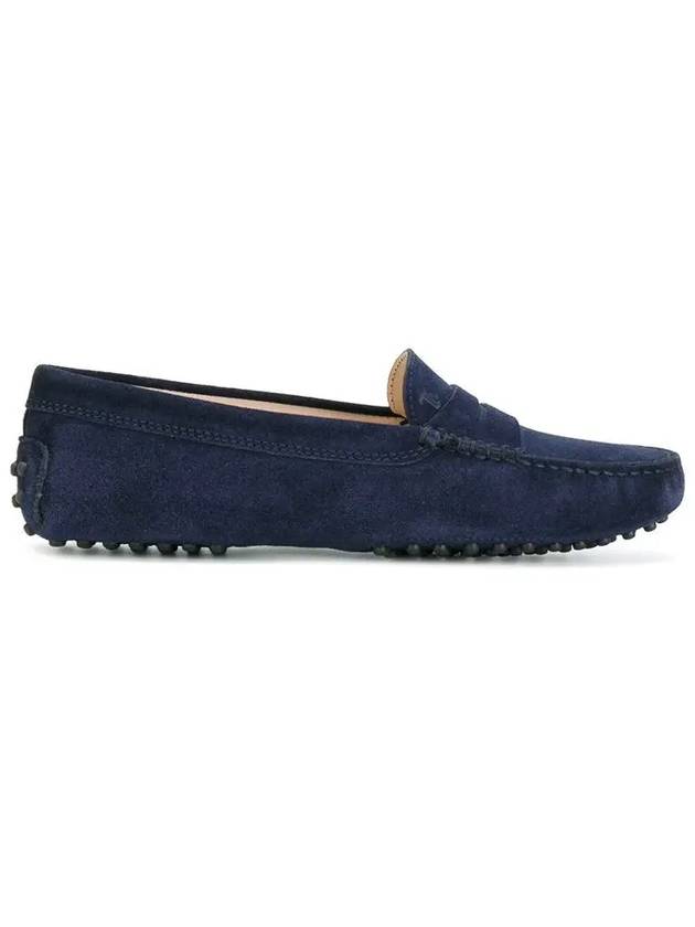 Gommino Suede Driving Shoes Blue - TOD'S - BALAAN 3