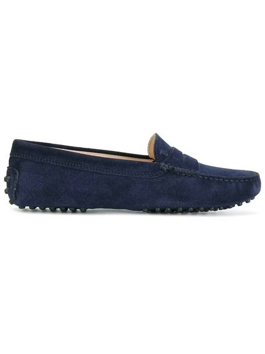 Gomini Suede Driving Shoes Blue - TOD'S - BALAAN 2