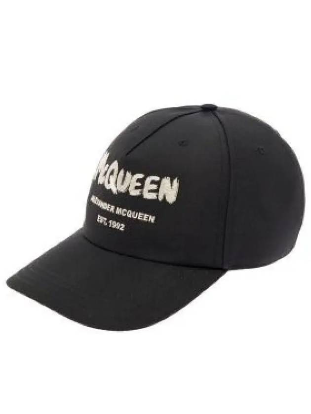 Logo Ball Cap Black - ALEXANDER MCQUEEN - BALAAN 2