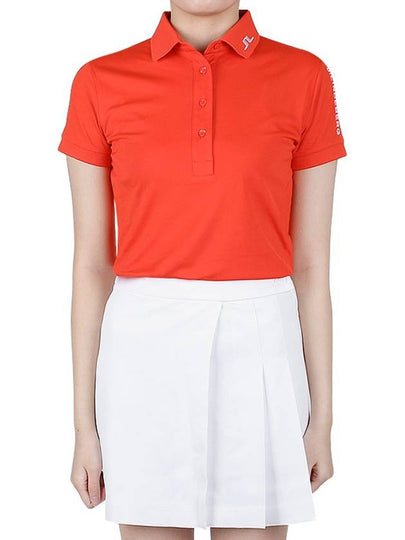 Tour Tech Short Sleeve Polo Shirt Red - J.LINDEBERG - BALAAN 2