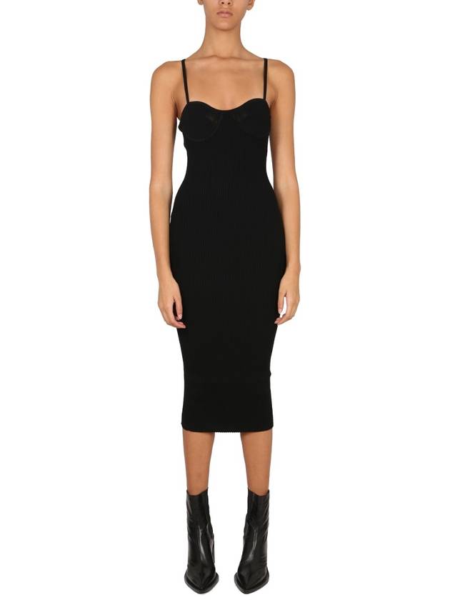 knee length one-piece dress M04HW702 X3K - HELMUT LANG - BALAAN 2