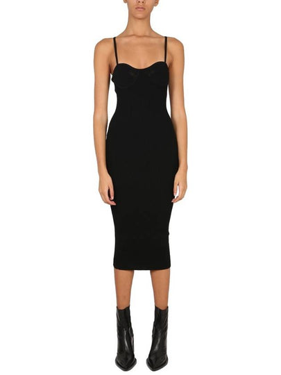 knee length one-piece dress M04HW702 X3K - HELMUT LANG - BALAAN 2