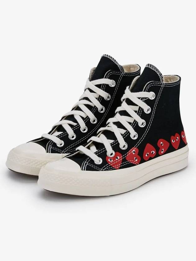 Comme des Gar ons Heart Logo Black Sneakers AZ K127 001 1 - COMME DES GARCONS PLAY - BALAAN 3