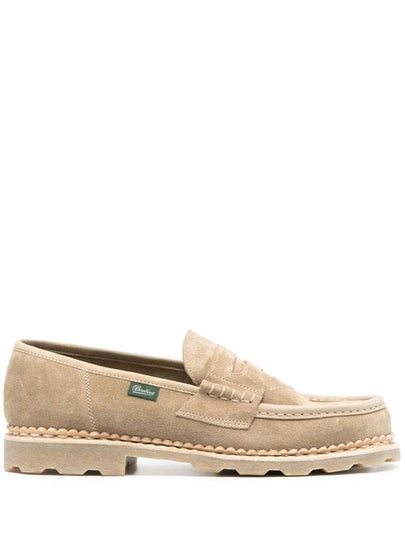 Suede Loafers Sand - PARABOOT - BALAAN 2