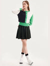 Reversible pleated knit skirt MK3SS052BLK - P_LABEL - BALAAN 10