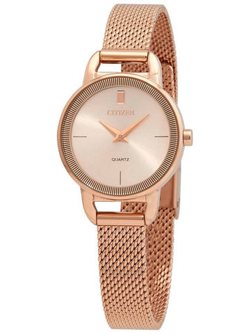 Citizen Quartz Rose Dial Rose Gold-tone Ladies Watch EZ7003-51X - CITIZEN - BALAAN 1