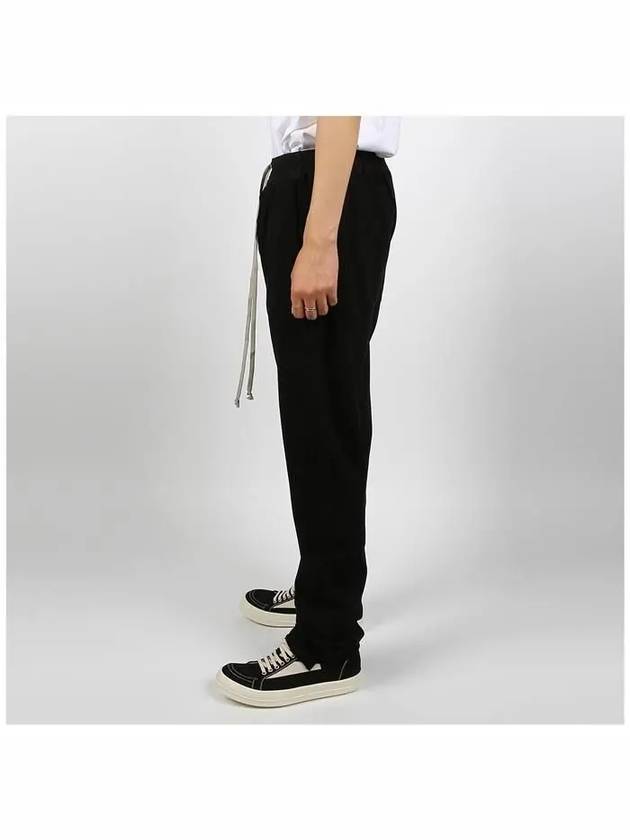 Berlin Organic Cotton Track Pants Black - RICK OWENS - BALAAN 4