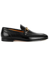 Jordaan Leather Loafers Black - GUCCI - BALAAN 2