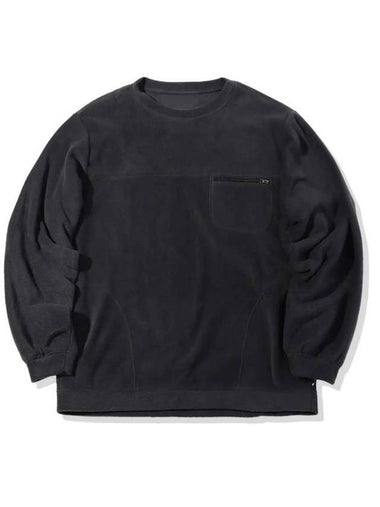 Sherpa Overfit Sweatshirt Charcoal - OFFGRID - BALAAN 1