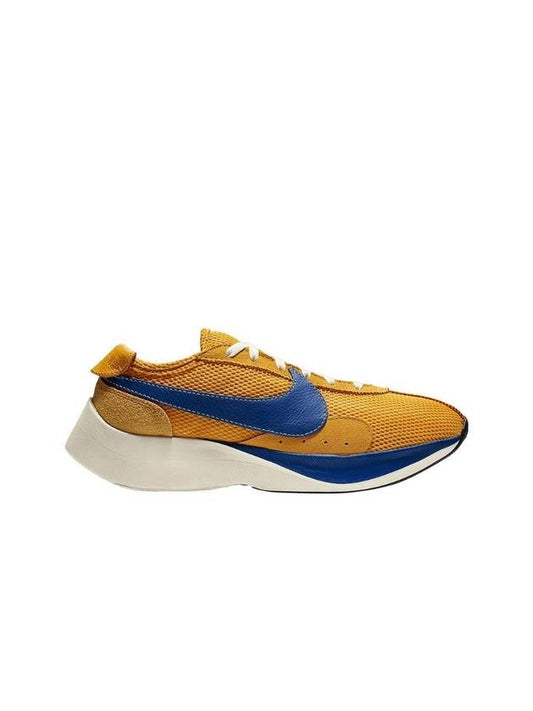 Moon Racer Low Top Sneakers Yellow Ochre Gym Blue - NIKE - BALAAN 1