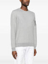 Light Fleece Sweatshirt Grey - CP COMPANY - BALAAN 4