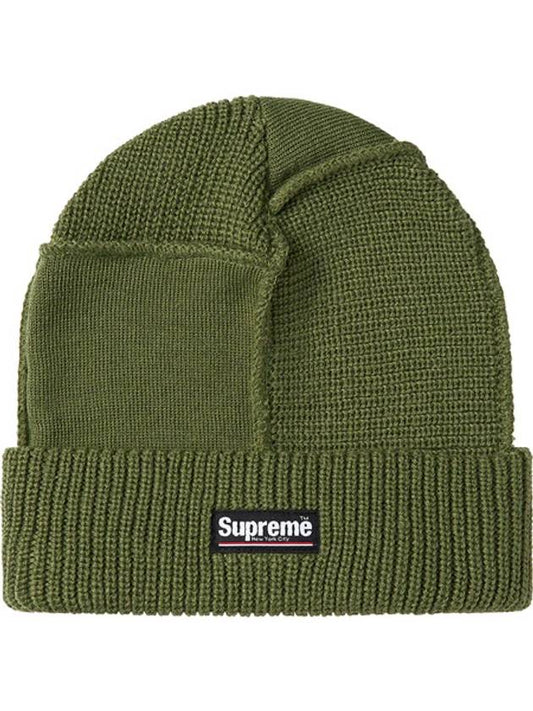 paneled seam beanie olive paneled seam beanie - SUPREME - BALAAN 1