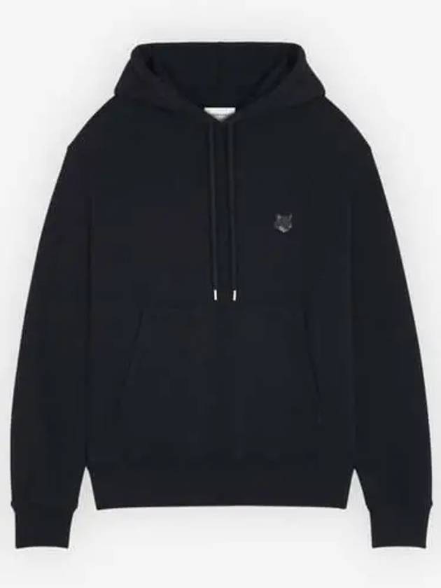 Bold Fox Head Patch Comfort Hoodie Black - MAISON KITSUNE - BALAAN 3