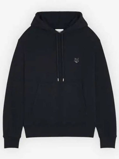 Bold Fox Head Patch Comfort Hoodie Black - MAISON KITSUNE - BALAAN 2