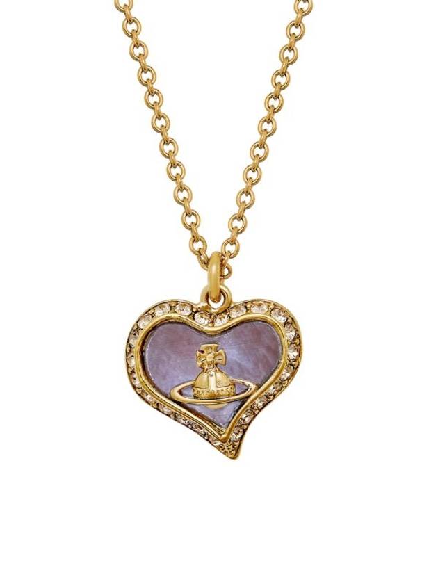 Petra Heart Logo Necklace Gold - VIVIENNE WESTWOOD - BALAAN 3