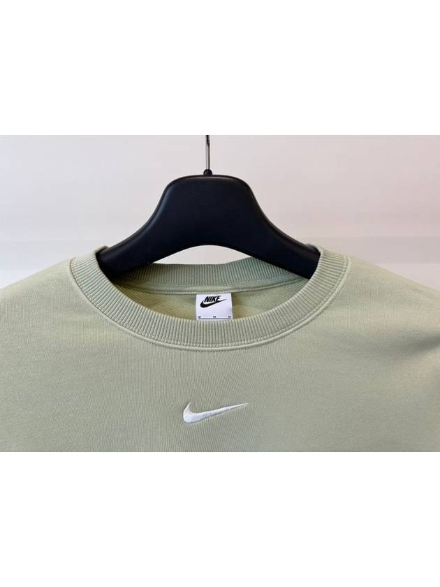 Sportswear Phoenix Fleece Crew Neck Sweatshirt Olive Aura - NIKE - BALAAN 3