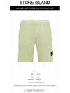 Wappen Patch Garment Dyed Bermuda Shorts Light Green - STONE ISLAND - BALAAN 3