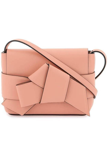 Musubi Mini Leather Cross Bag Salmon Pink - ACNE STUDIOS - BALAAN 1