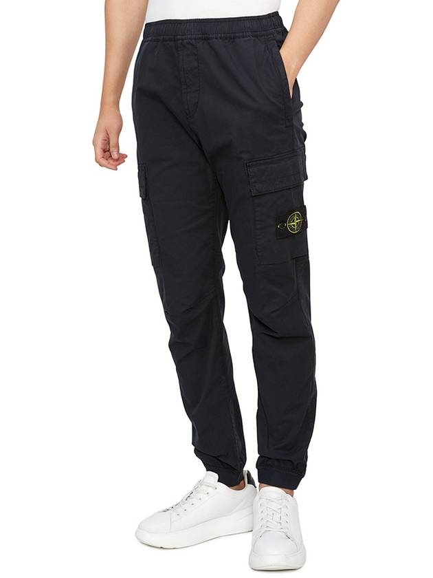 Banding Waist Tapered Cargo Straight Pants Navy - STONE ISLAND - BALAAN 5