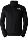 Men's Mountain Half Zip Up Fleece Long Sleeve T-Shirt Black - THE NORTH FACE - BALAAN 2