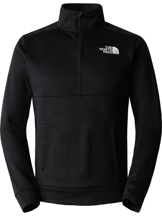 Men's Mountain Half Zip Up Fleece Long Sleeve T-Shirt Black - THE NORTH FACE - BALAAN 2