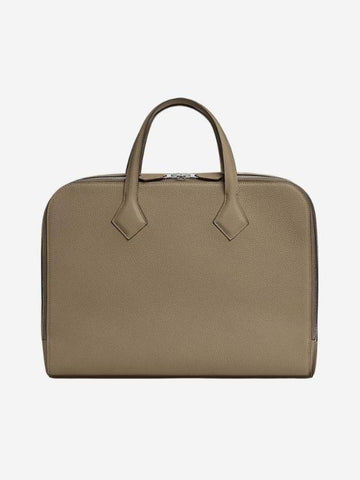 Victoria Light Brief Case Beige Marfa - HERMES - BALAAN 1