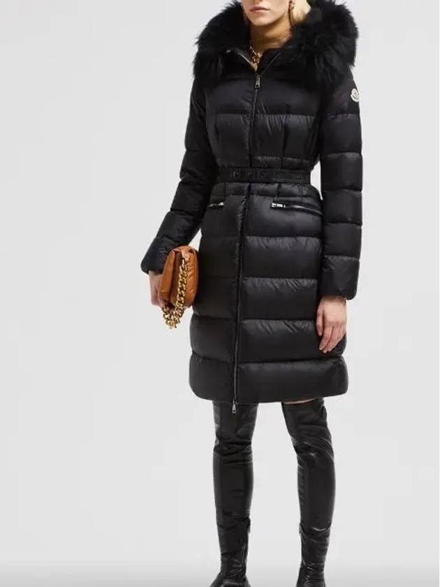 Boedic Long Down Padding Black - MONCLER - BALAAN 4