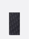 Vertical Long Wallet Black Oblique Jacquard - DIOR - BALAAN 2