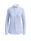 Striped Oxford Shirt Blue - POLO RALPH LAUREN - BALAAN 2