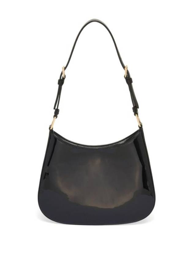 Cleo Patent Leather Shoulder Bag Black - PRADA - BALAAN 4