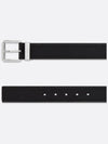 Engraved Loop Leather Belt Black - DIOR - BALAAN 5