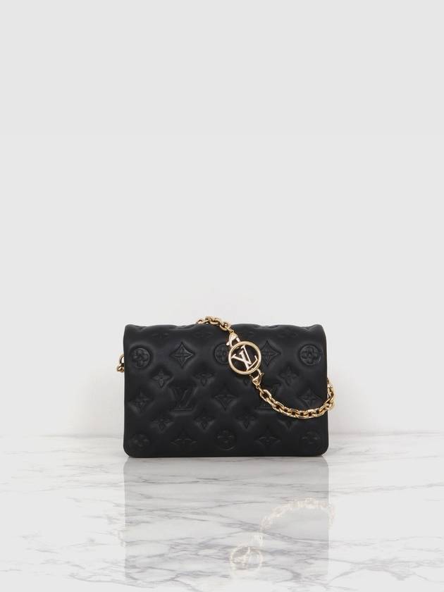 Monogram Black Lambskin Pochette Cusant M80742 - LOUIS VUITTON - BALAAN 1