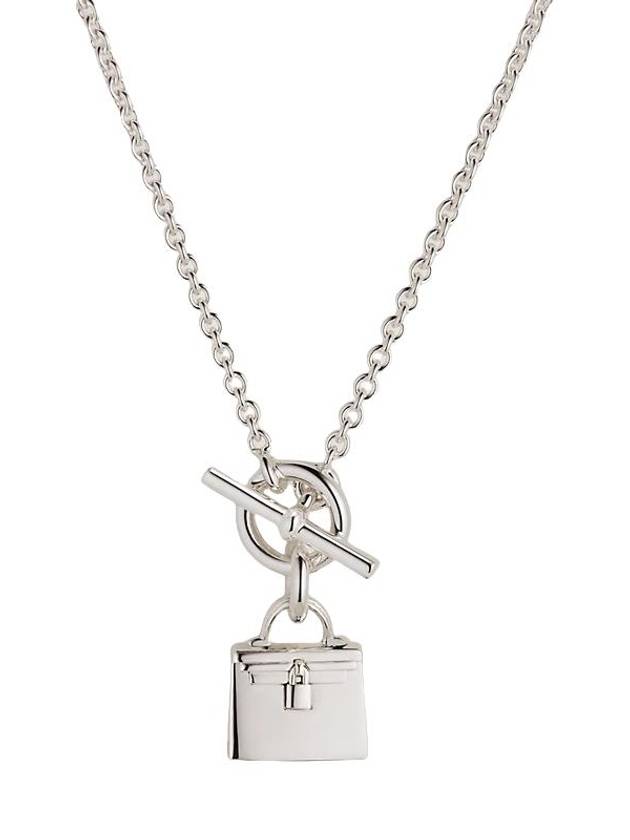 Amulettes Kelly Pendant Necklace Silver - HERMES - BALAAN 3