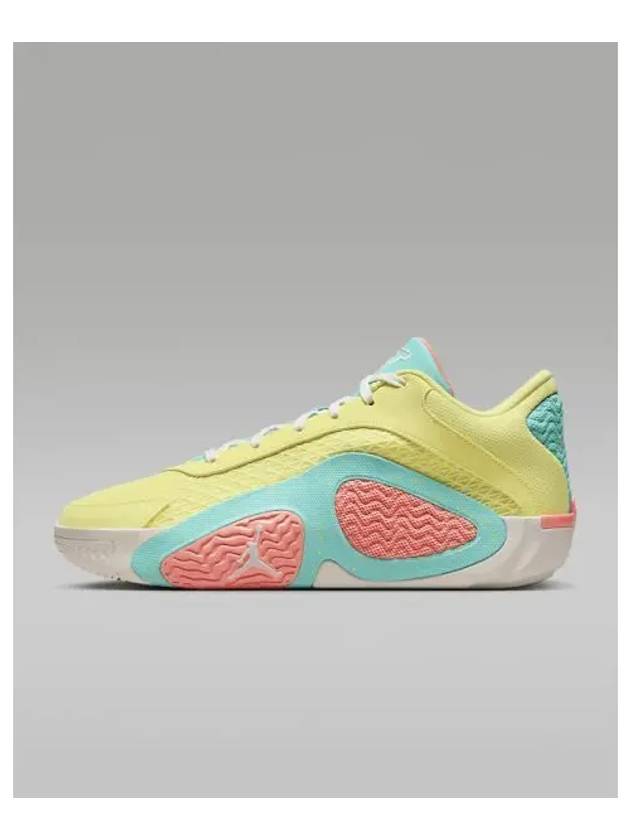 Tatum 2 PF Lemonade Basketball Shoes Light Zitron Aurora Green Atomic Pink FJ6458 700 698765 - NIKE - BALAAN 1