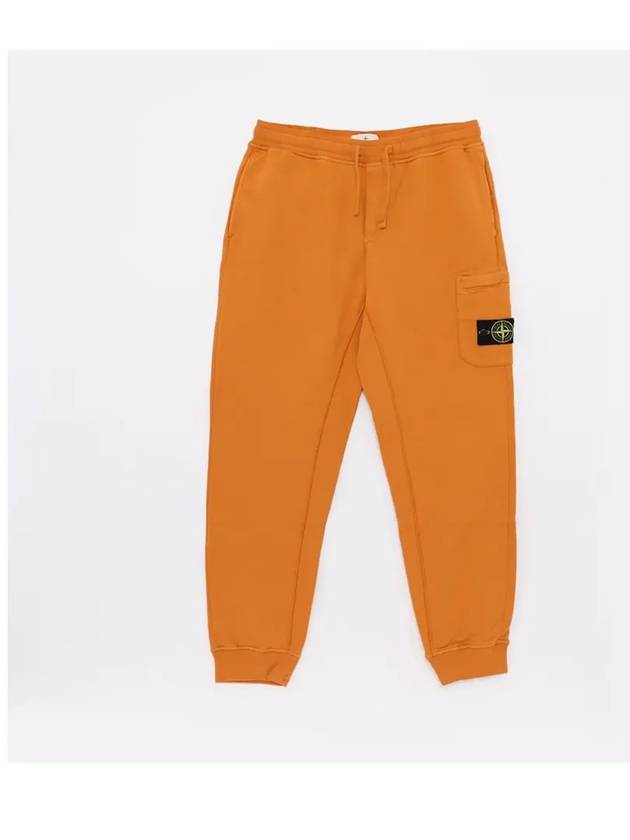 Wappen Patch Cargo Jogger Pants Orange - STONE ISLAND - BALAAN 3