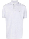 logo embroidery PK shirt gray - BRUNELLO CUCINELLI - BALAAN.