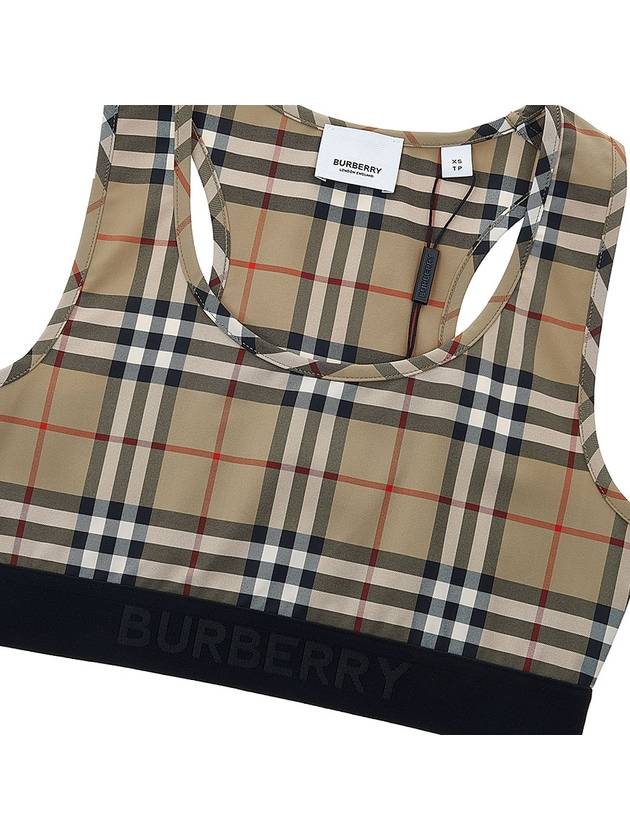 Vintage Check Band Sleeveless Beige - BURBERRY - BALAAN.