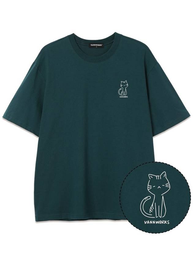 Cat Short Sleeve T-shirt - VANN WORKS - BALAAN 2