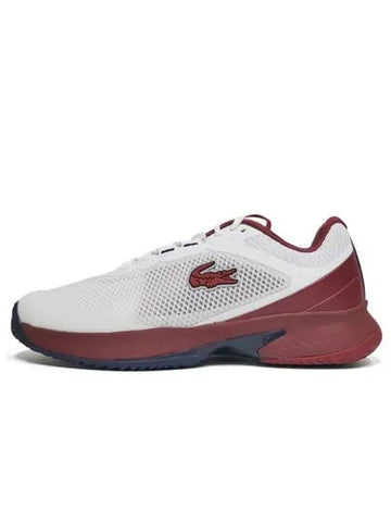 Tech Point Tennis Low Top Sneakers Red White - LACOSTE - BALAAN 1