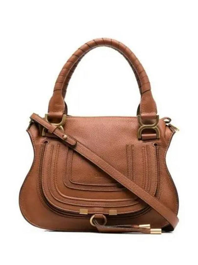 Marcie Small Double Carry Tote Bag Brown - CHLOE - BALAAN 2