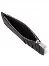 Caviar Logo Card Wallet Black - SAINT LAURENT - BALAAN 5