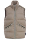 Seamless Tunnel Nylon Down Vest Green - STONE ISLAND - BALAAN 2