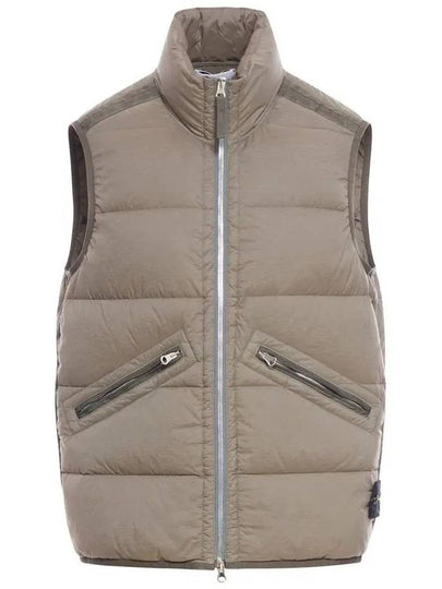 Seamless Tunnel Nylon Down Vest Green - STONE ISLAND - BALAAN 2