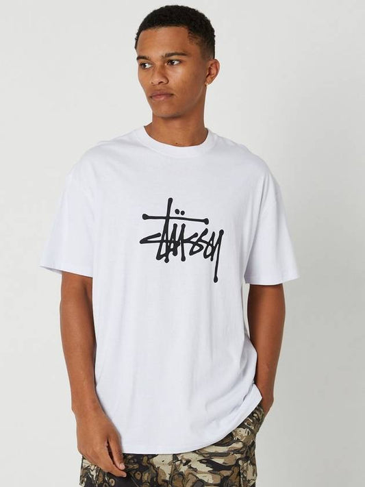 AU Australia Solid Graffiti C T Shirt ST031000 White MENS XL - STUSSY - BALAAN 1
